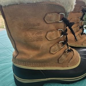 Sorel Caribou Waterproof Winter Insulated Rubber Snow Boots Mens Size 11